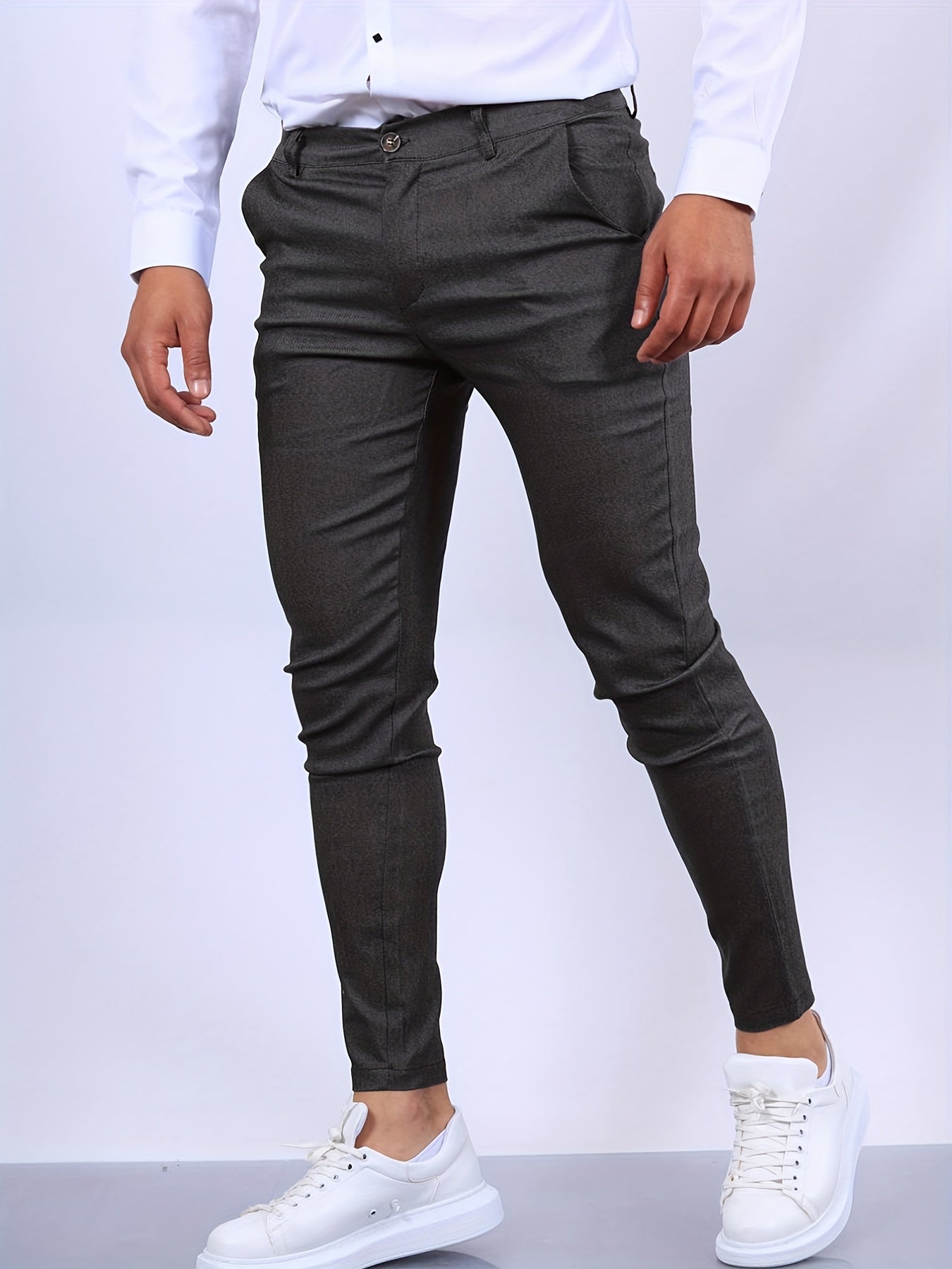 Modern Men's Skinny-Fit Chino Pants with Stretch