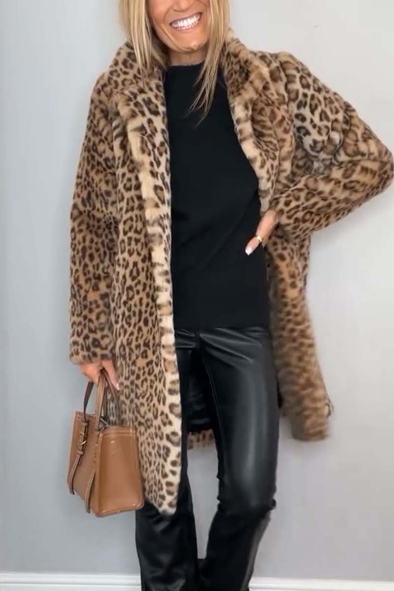 Luxurious Leopard Coat for Women