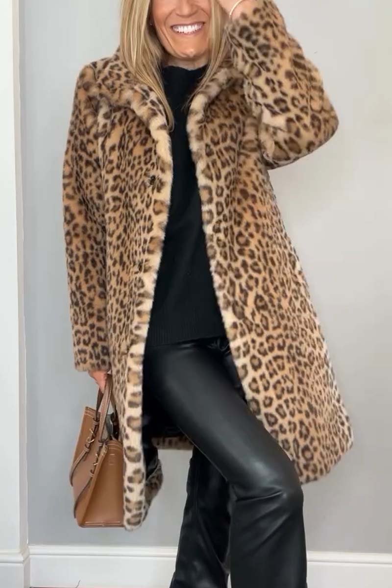 Luxurious Leopard Coat for Women
