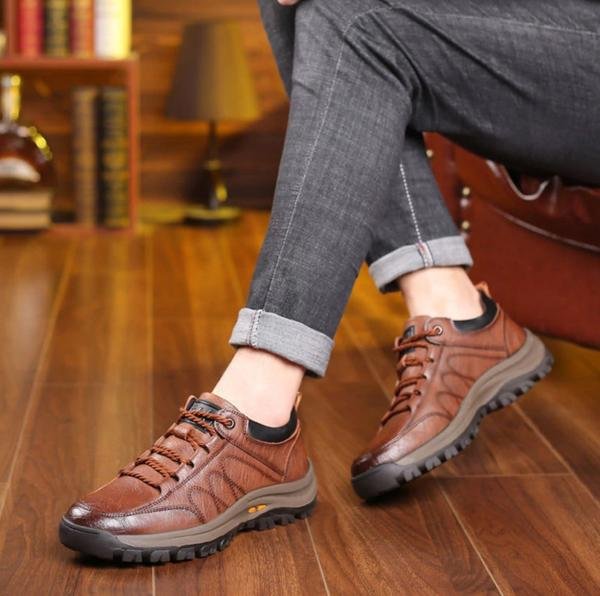 Men's Casual Walking Shoes Waterproof Support