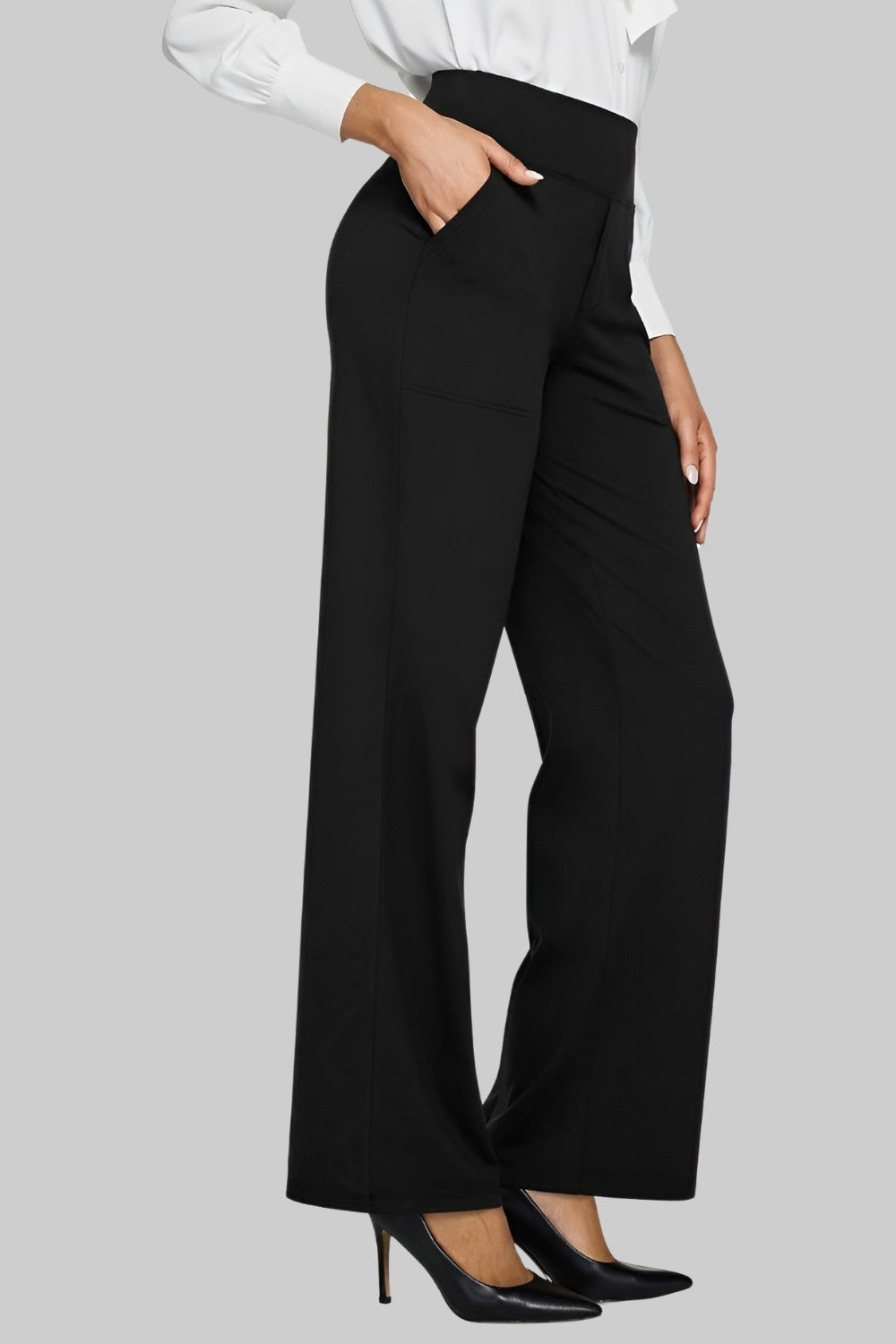 Women's High Waist Wide Leg Pants