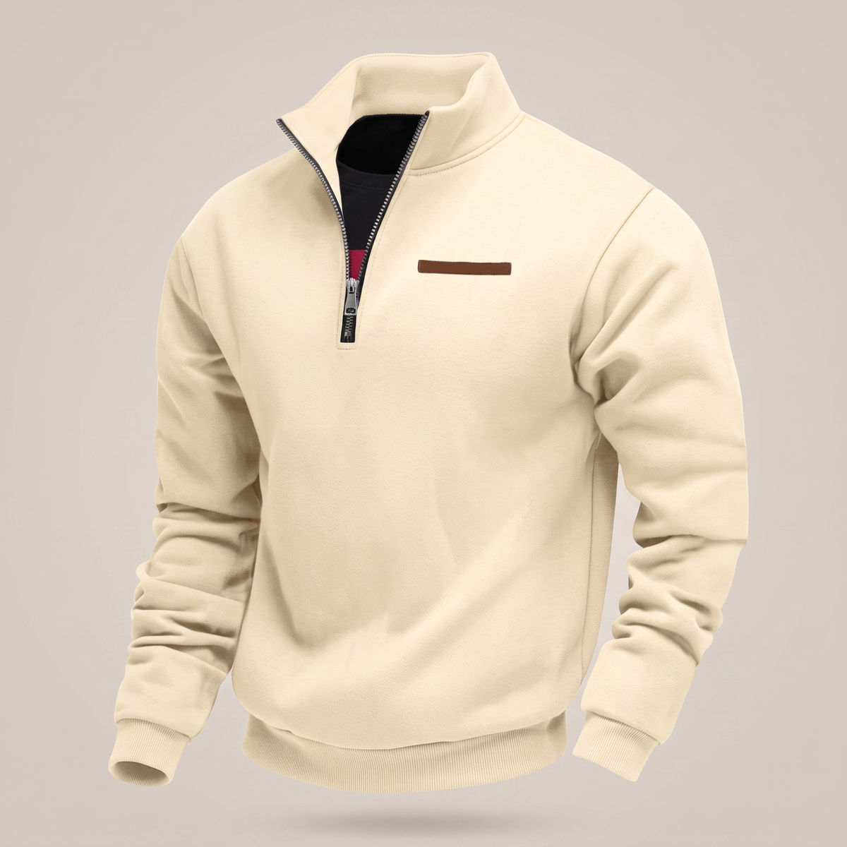 Men's Quarter-Zip Fleece Sweatshirt