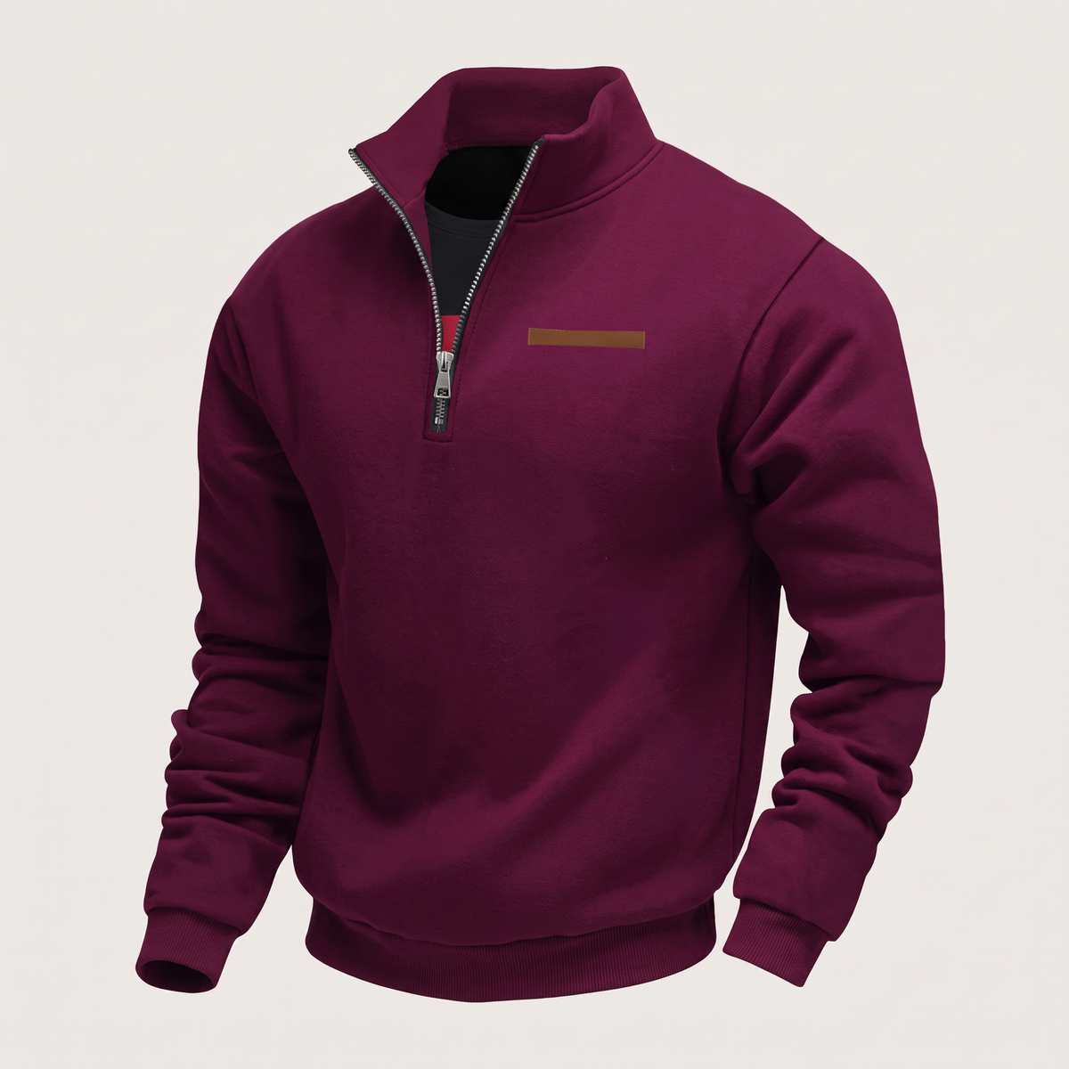 Men's Quarter-Zip Fleece Sweatshirt