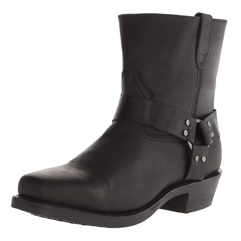 Men's Leather Western Cowboy Boots