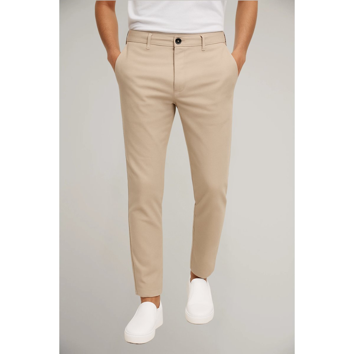 Men's Slim Fit Stretch Chino Pants
