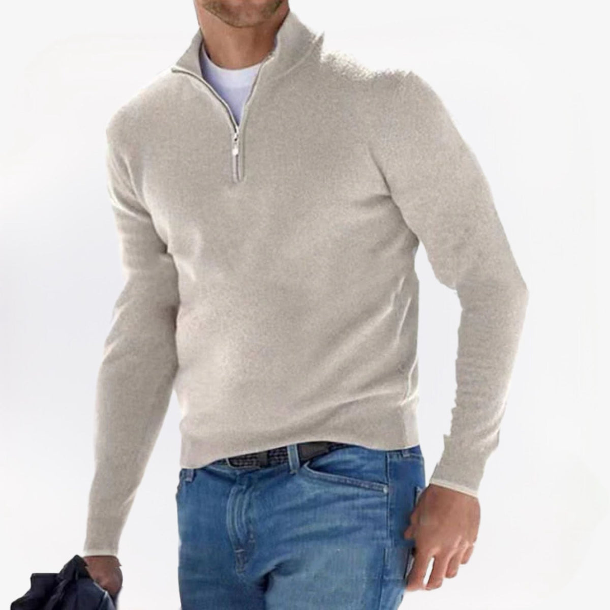 Men’s Classic Smart Quarter-Zip Sweater