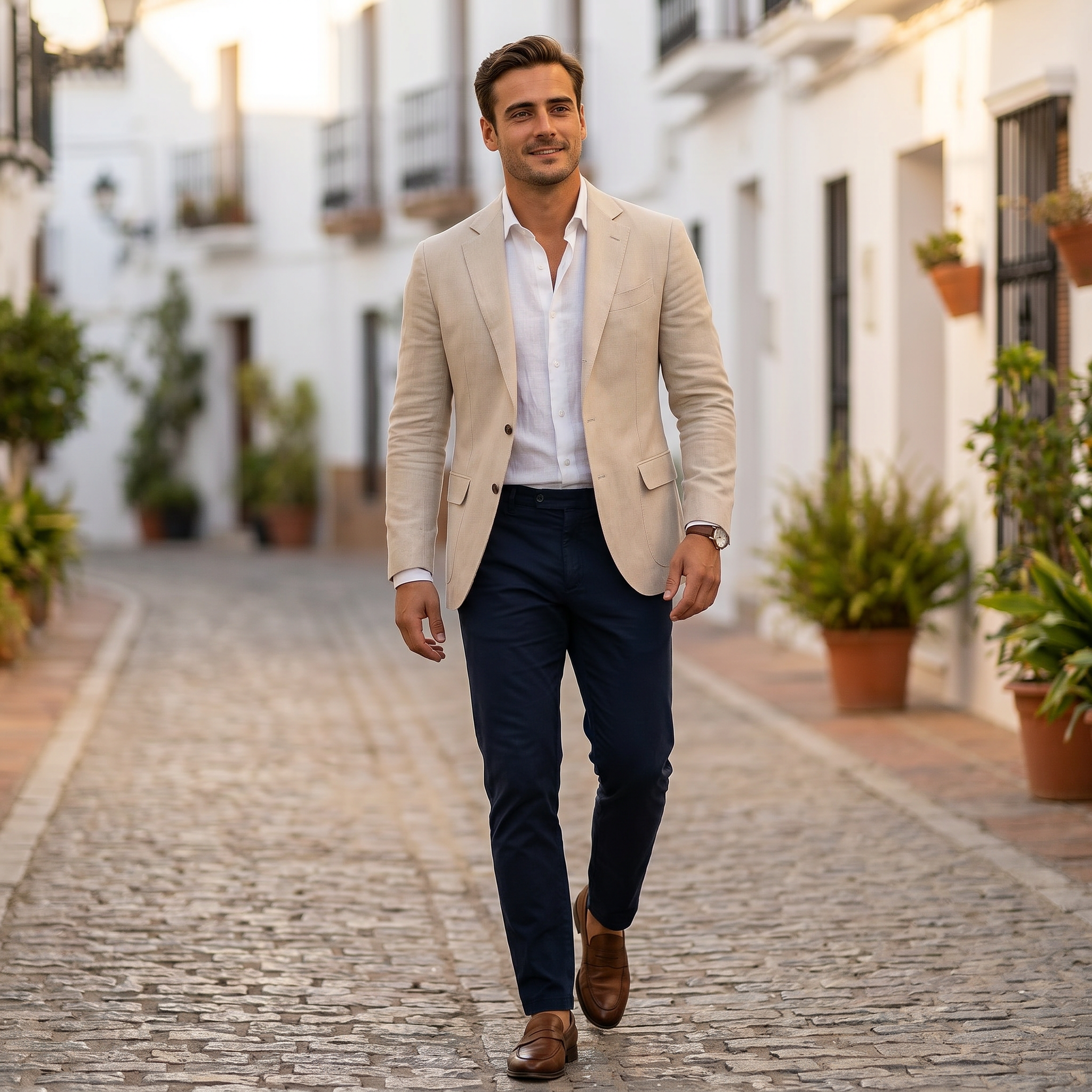Men's Mediterranean Smart Casual Blazer