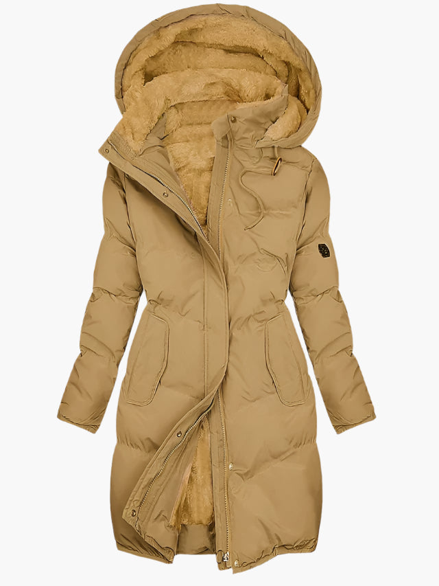 Women's Quilted Winter Hooded Coat