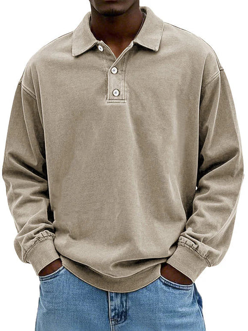 Stylish Vintage Long Sleeve Shirt for Men