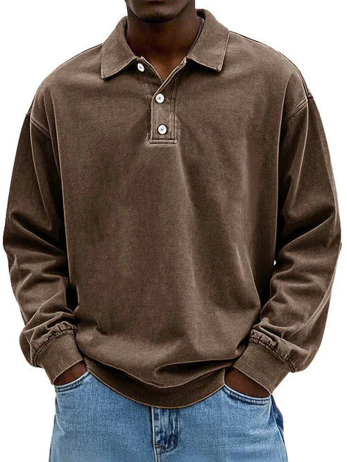 Stylish Vintage Long Sleeve Shirt for Men