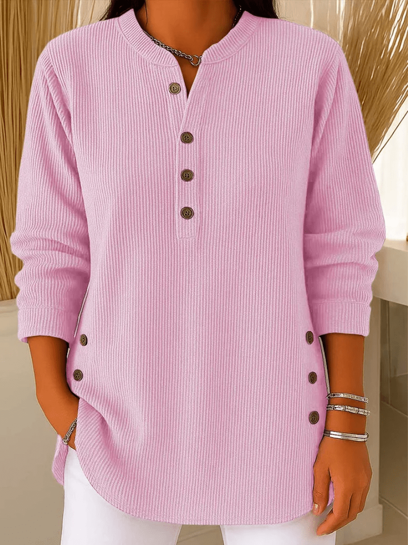 Women's Sweater with Subtle Bow Details