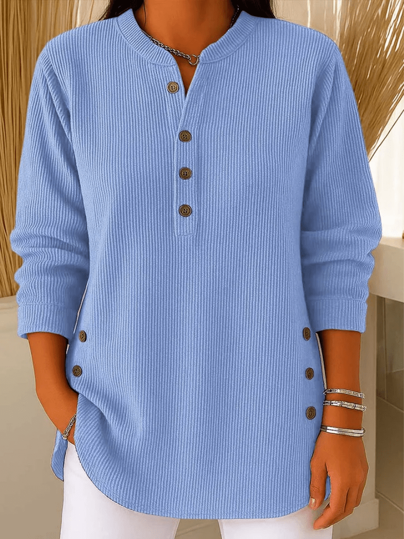 Women's Sweater with Subtle Bow Details