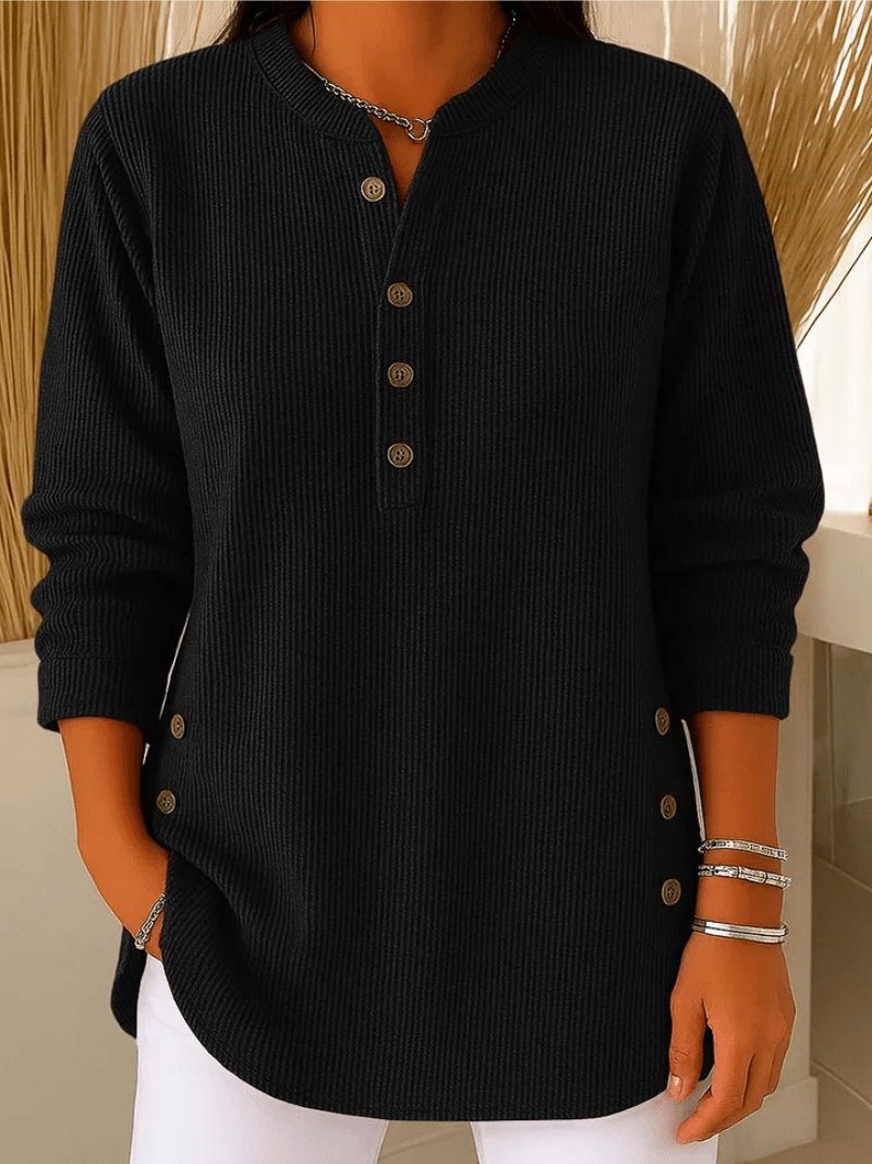Women's Sweater with Subtle Bow Details