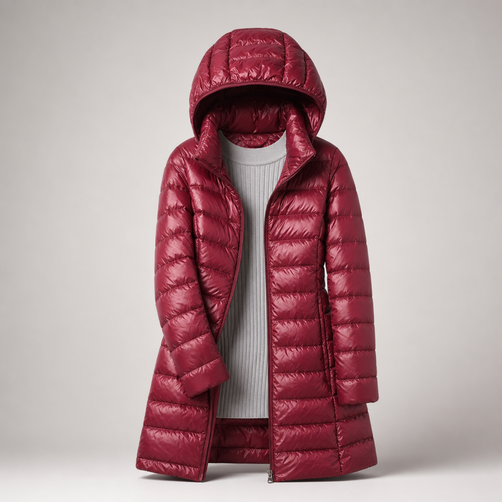 Women's Hooded Puffer Warm Quilted Jacket