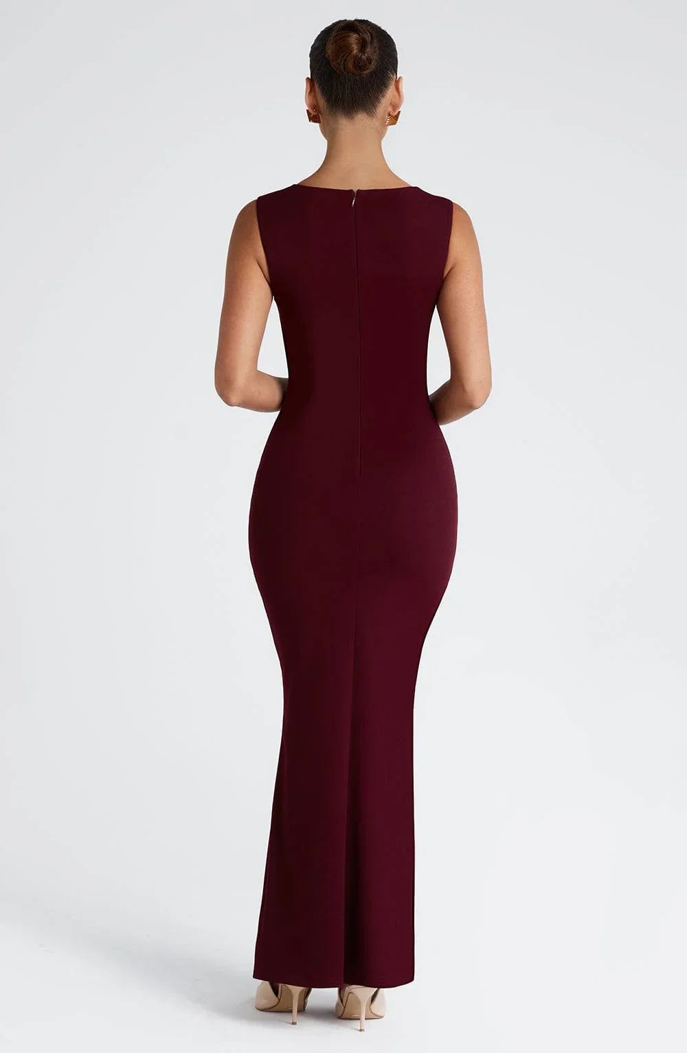 Women’s Elegant Square Neck Maxi Dress