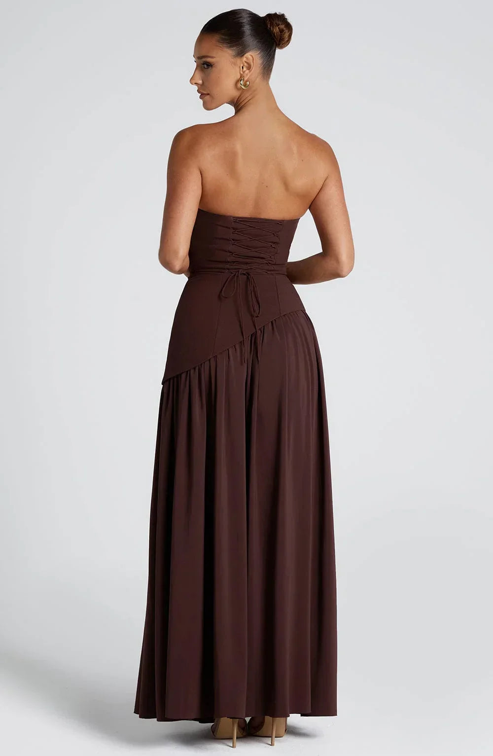 Women’s Strapless Split Maxi Dress