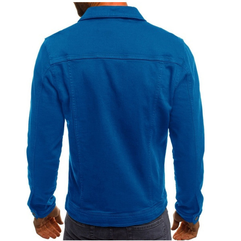 Men's Classic Button-Up Trucker Jacket
