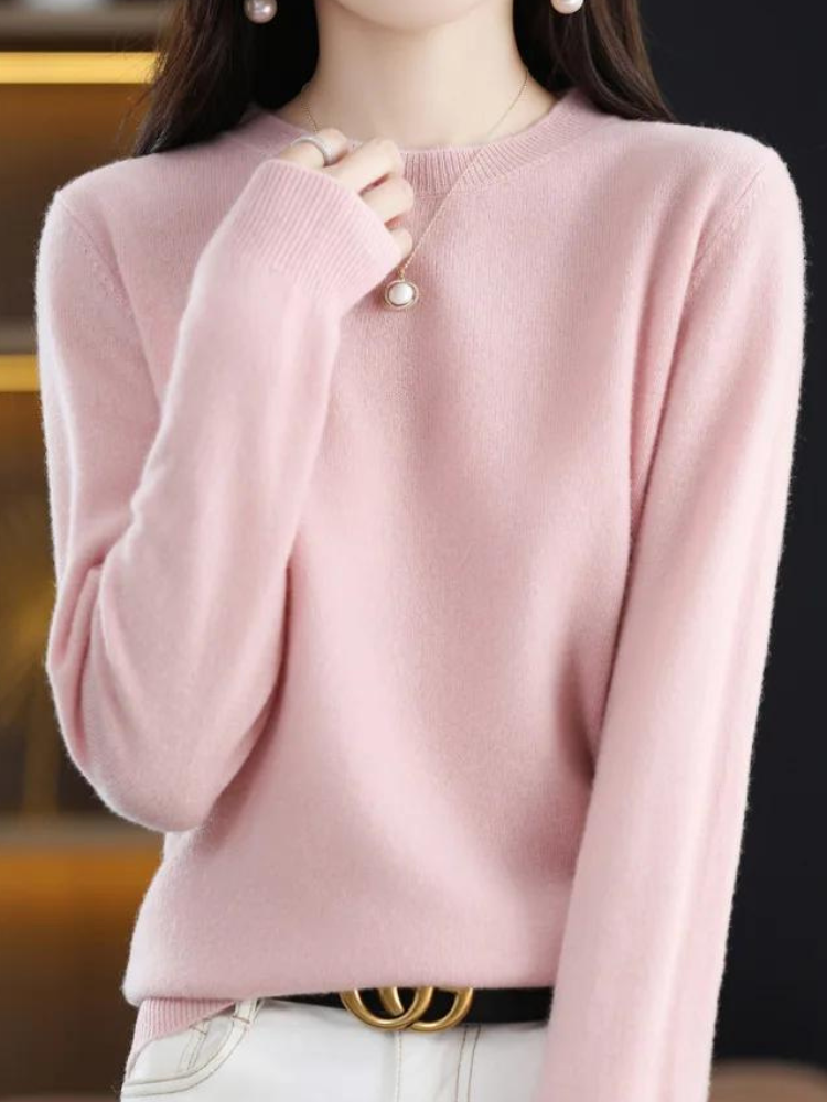 Women's Classic Round Neck Sweater