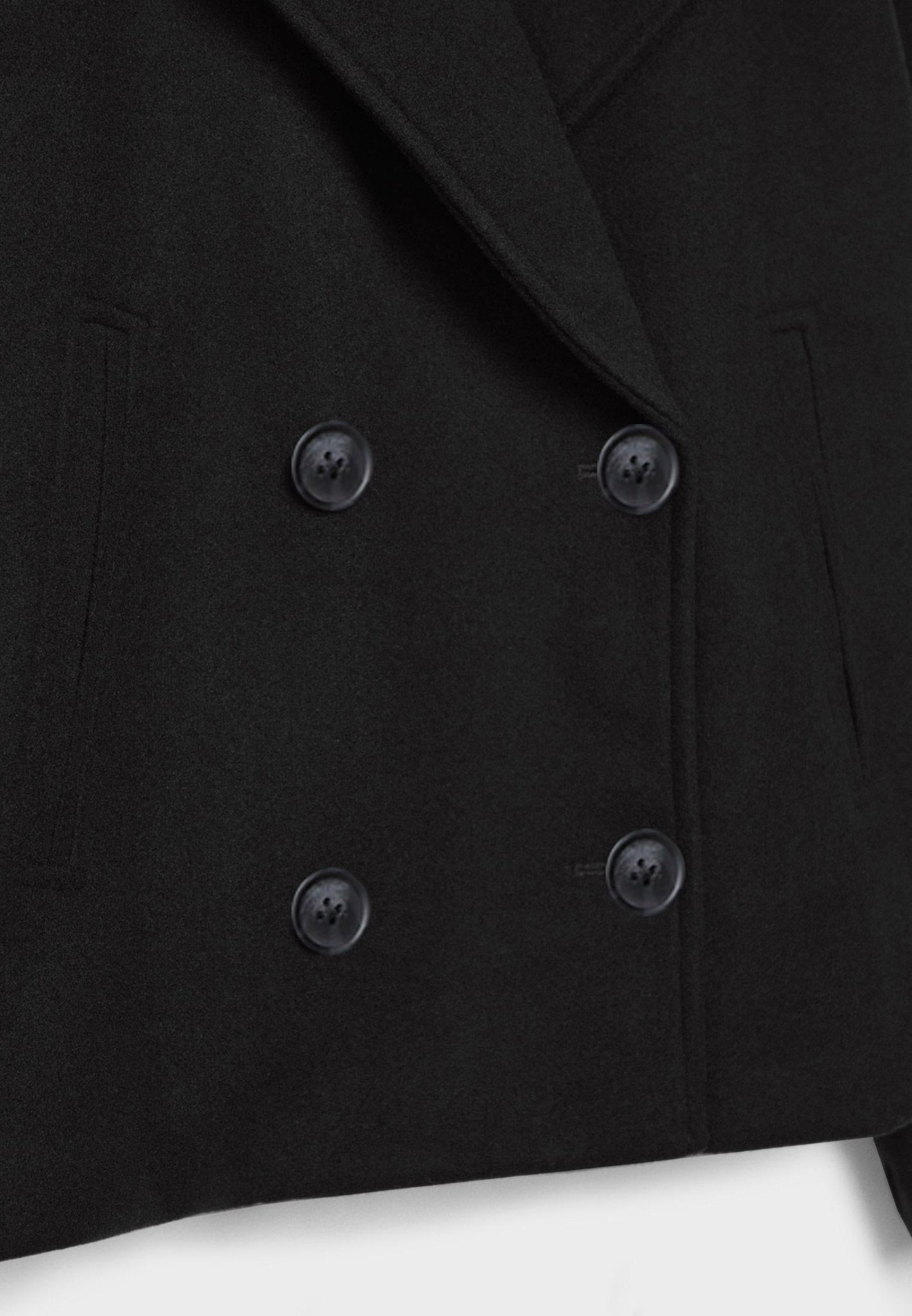 Women's Cropped Double-Breasted Tailored Blazer Jacket