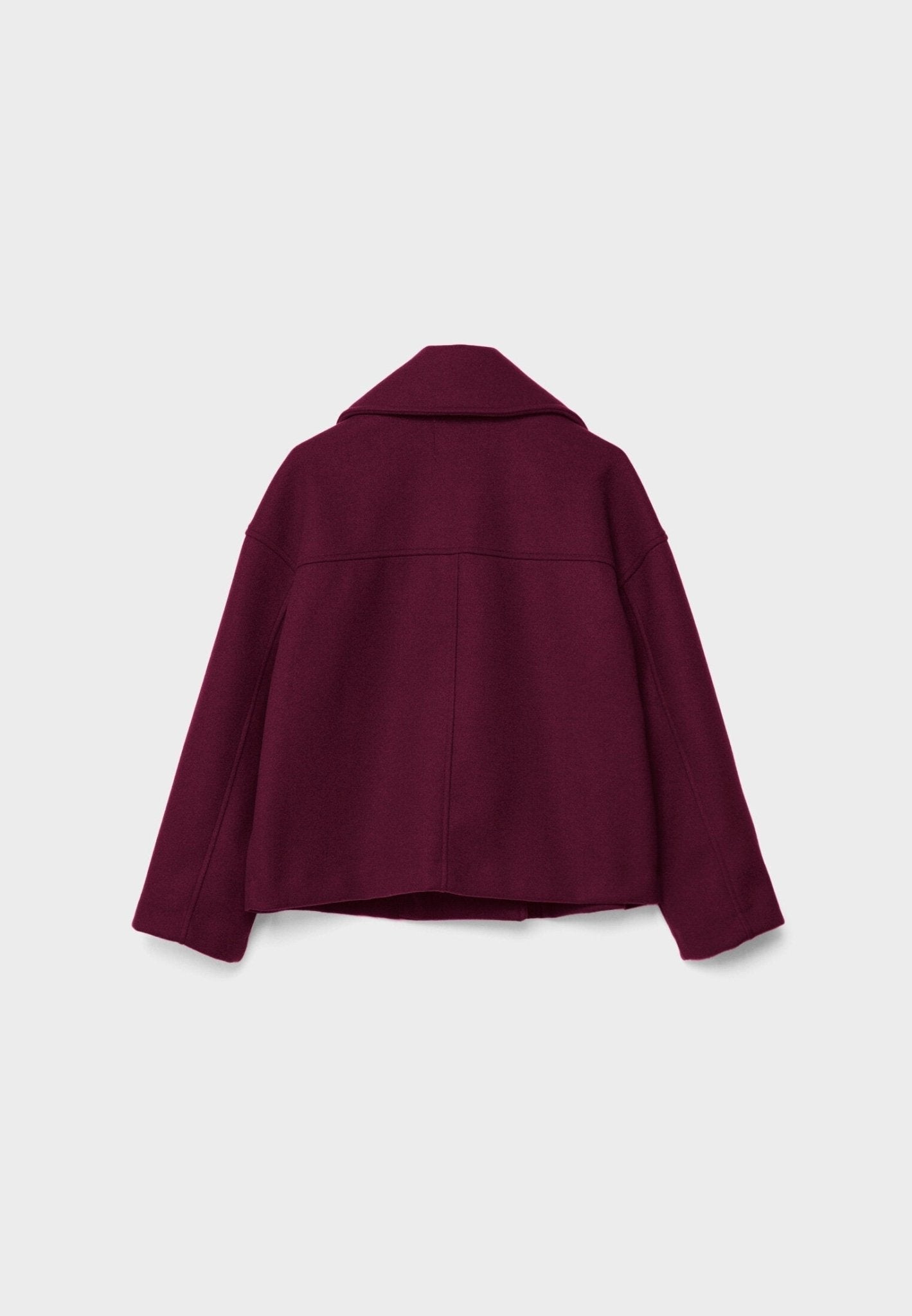Women's Cropped Double-Breasted Tailored Blazer Jacket
