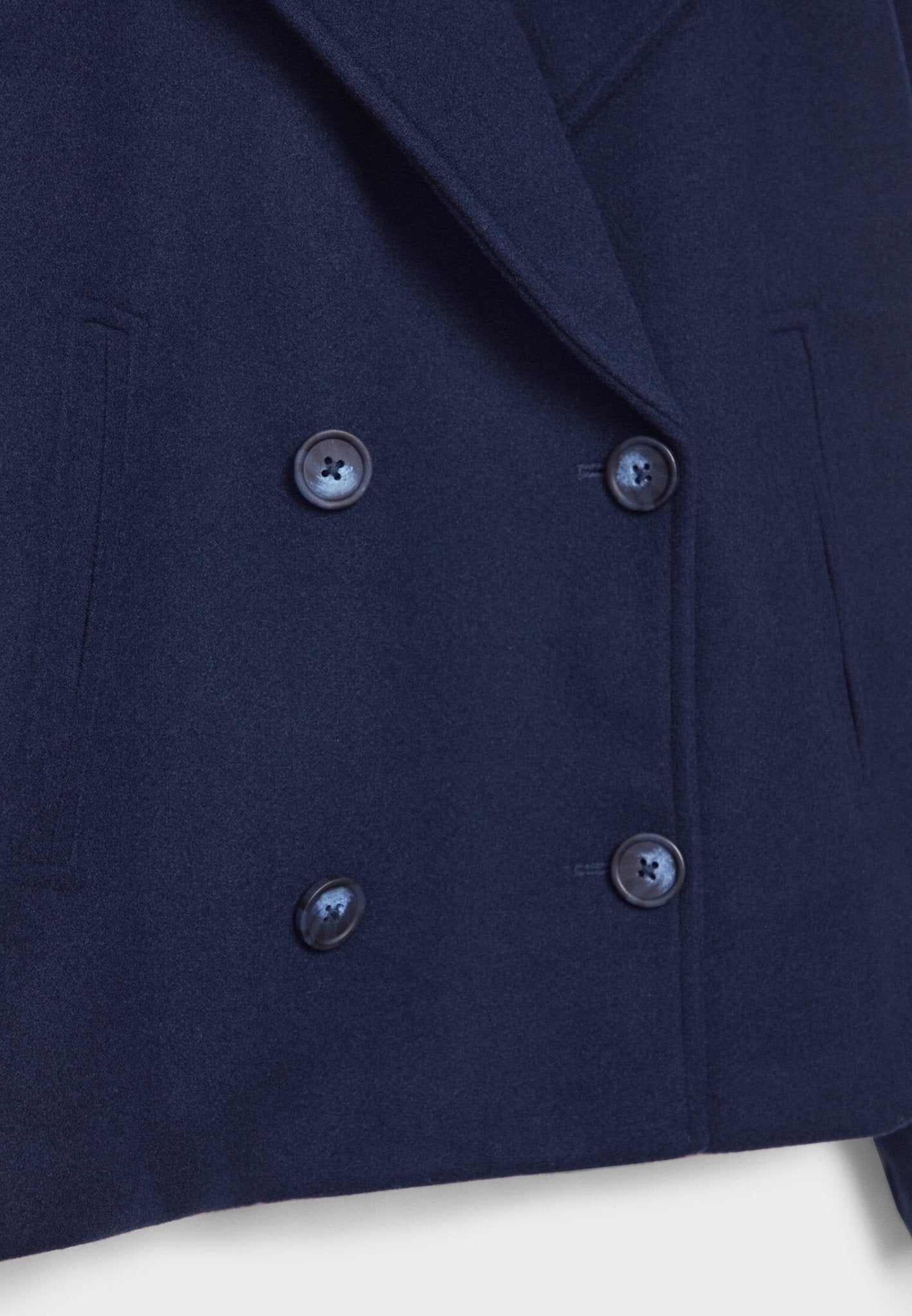 Women's Cropped Double-Breasted Tailored Blazer Jacket
