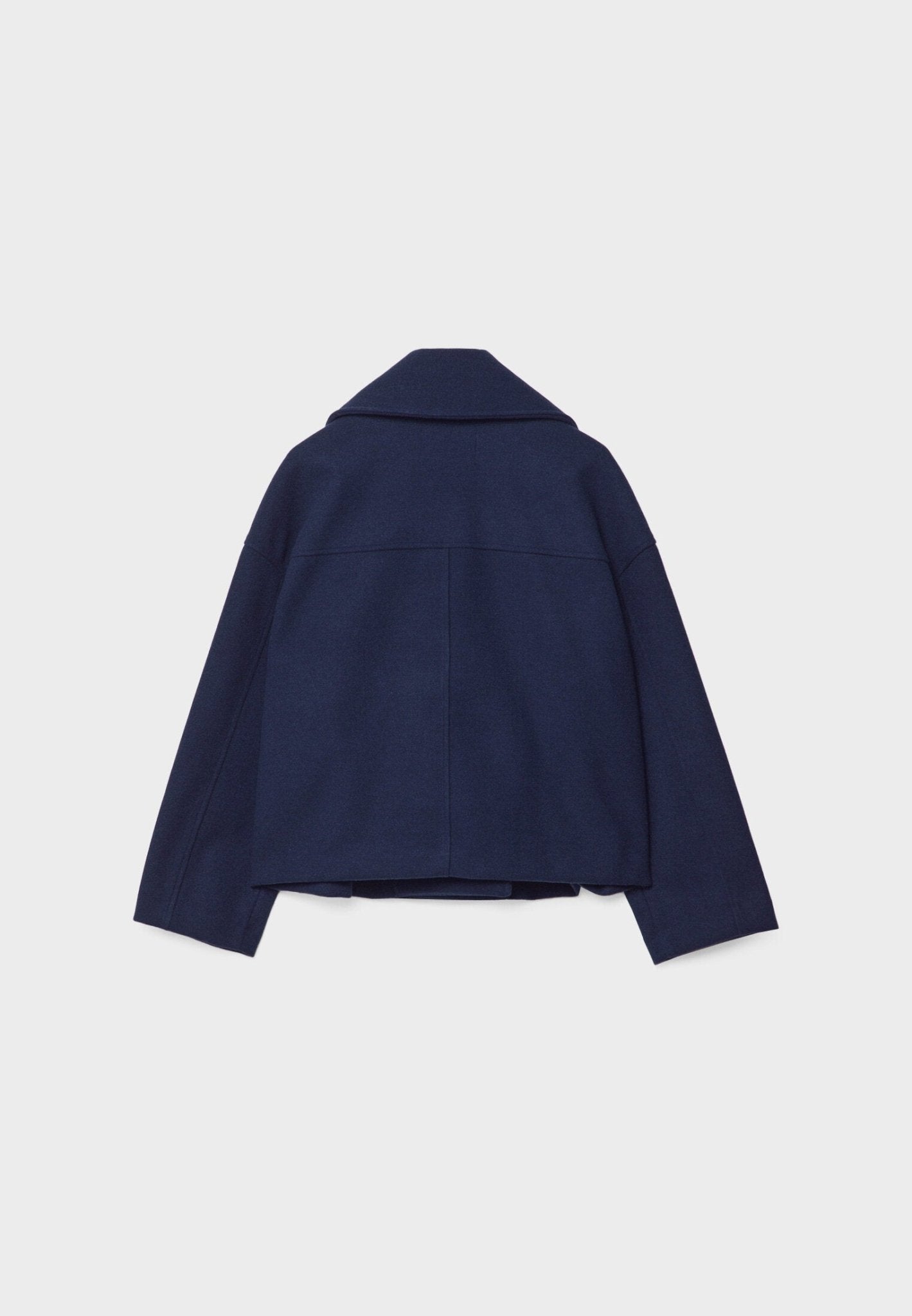 Women's Cropped Double-Breasted Tailored Blazer Jacket