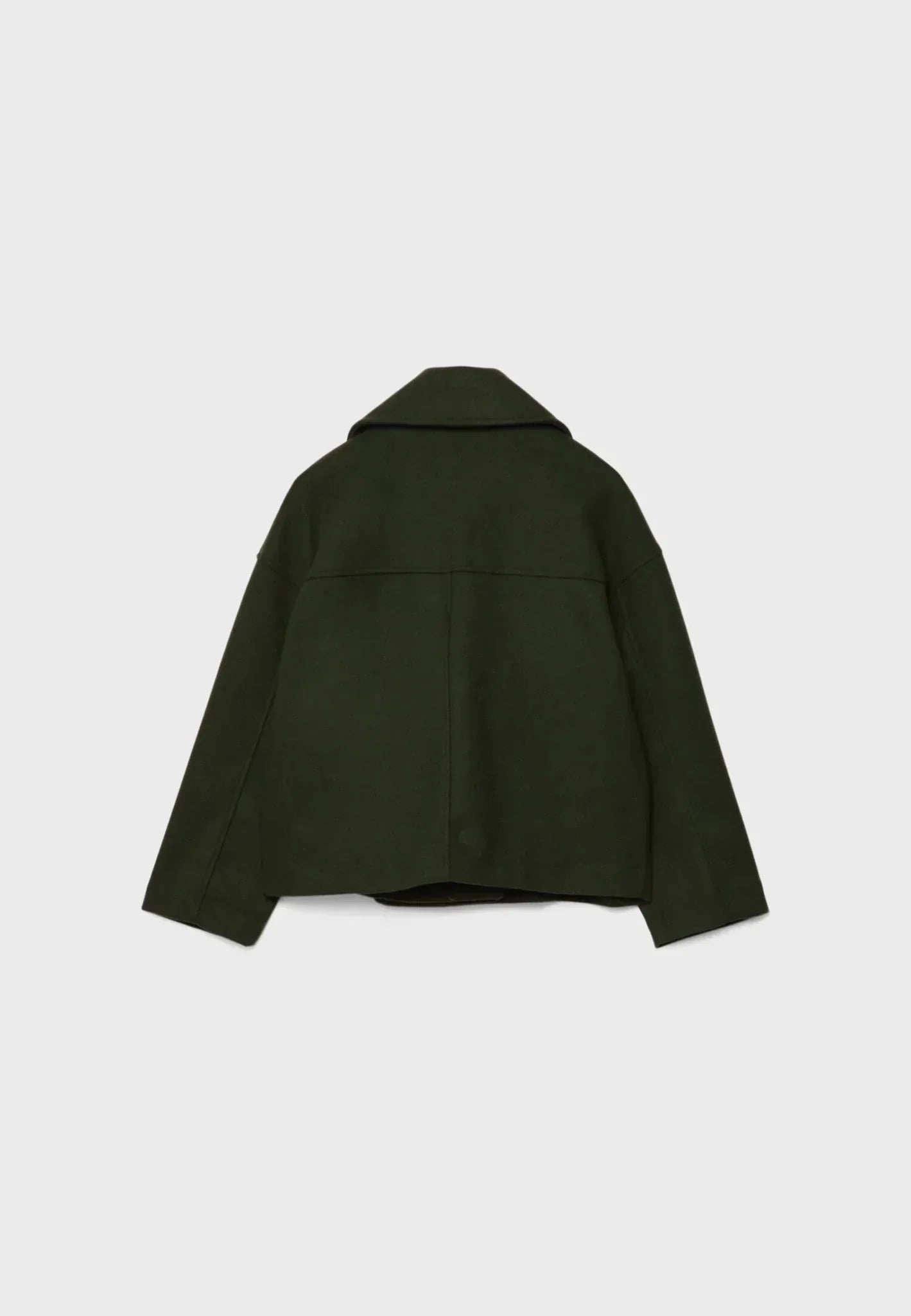 Women's Cropped Double-Breasted Tailored Blazer Jacket
