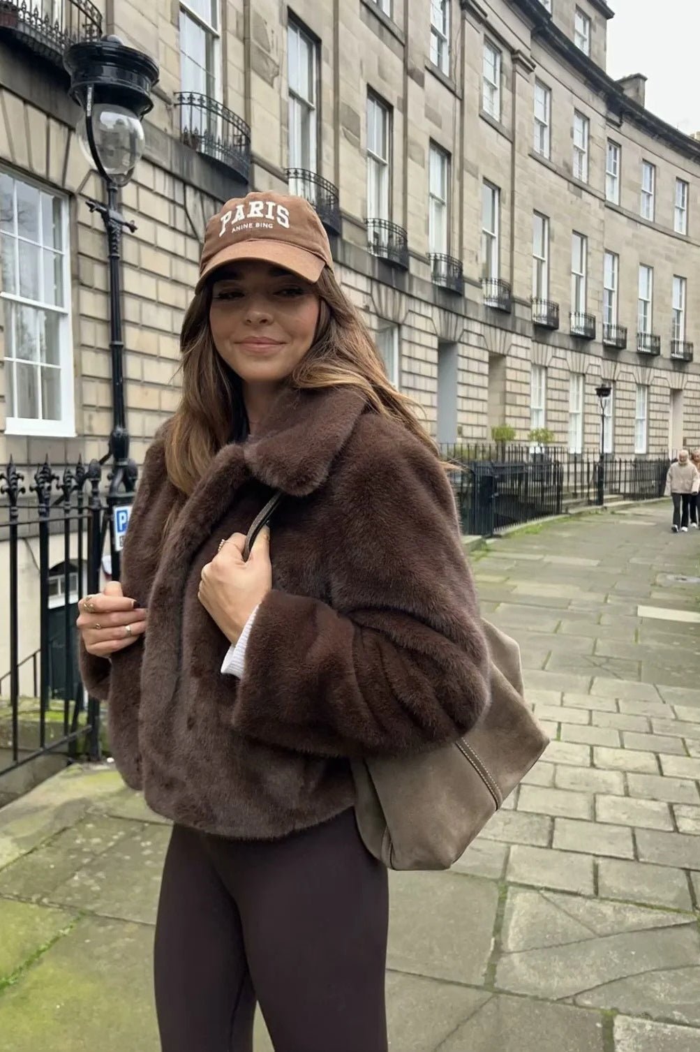 Women’s Faux Fur Plush Long-Sleeve Winter Coat