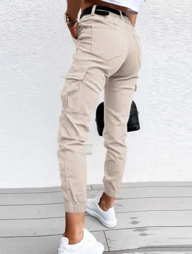 Stylish High Waist Cargo Pants