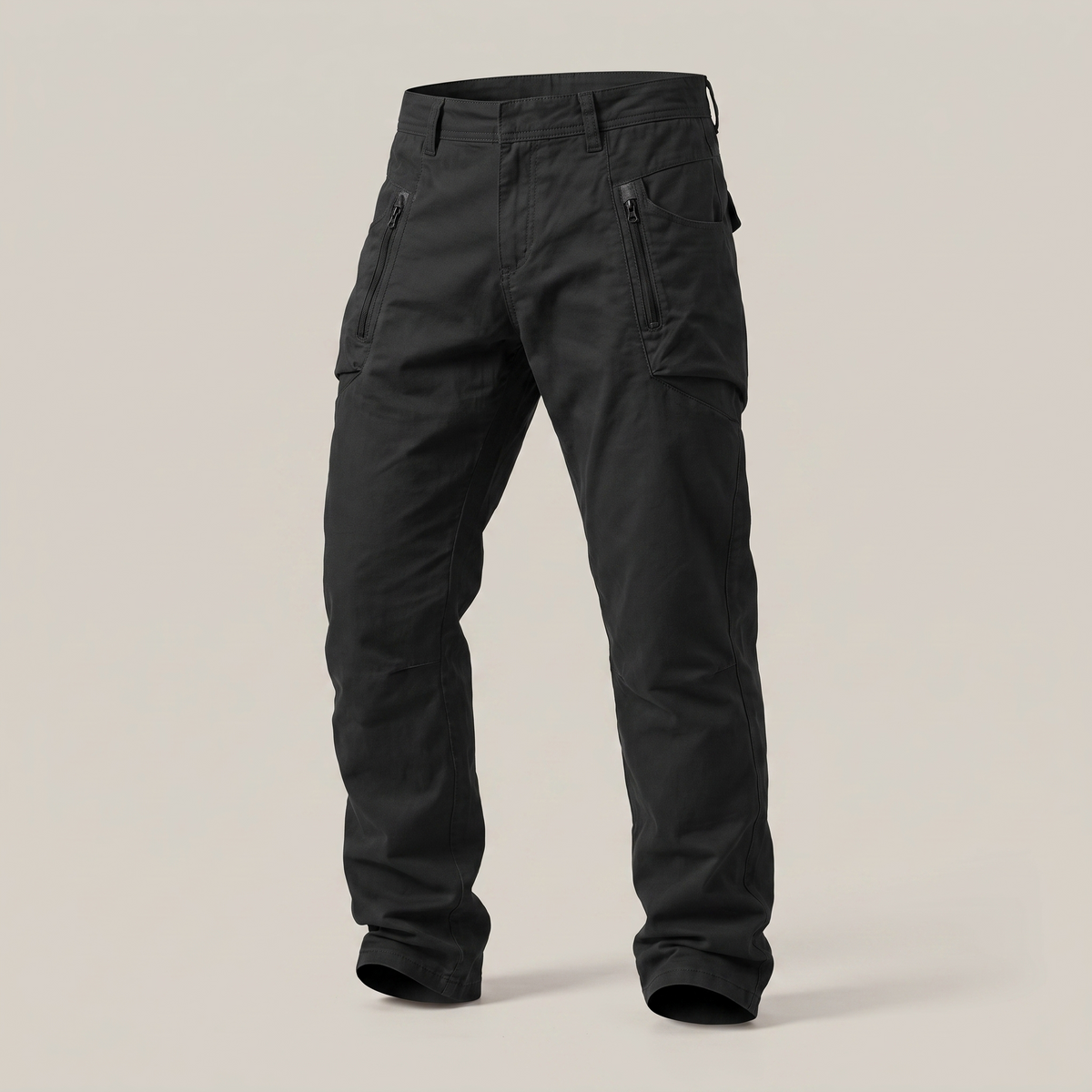 Men's Casual Utility Pants with Multiple Pockets