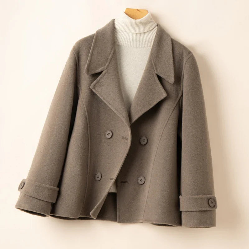 Women’s Double-Breasted Wool-Blend Blazer