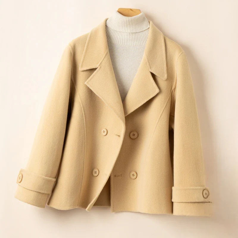 Women’s Double-Breasted Wool-Blend Blazer