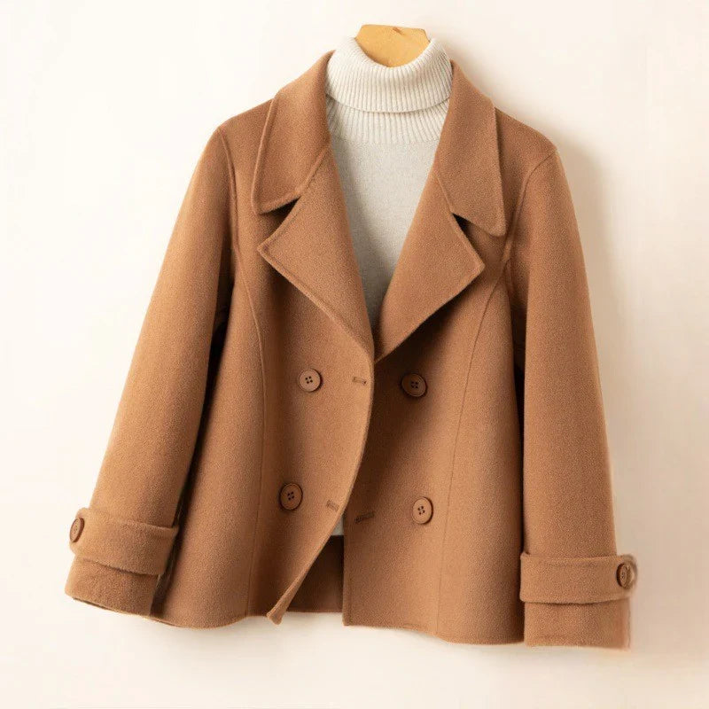 Women’s Double-Breasted Wool-Blend Blazer