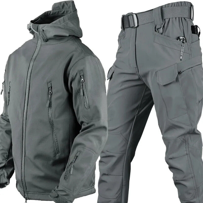 Men's Waterproof Jacket & Cargo Pants Set